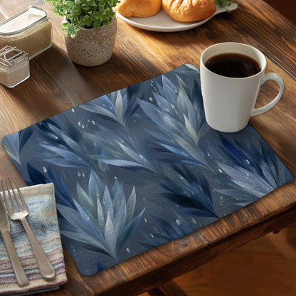 Icy Leaves Braided Placemat for Stylish Home Decor