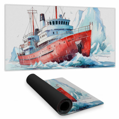 Tapis de bureau brise-glace | Accessoire de décoration d'intérieur élégant