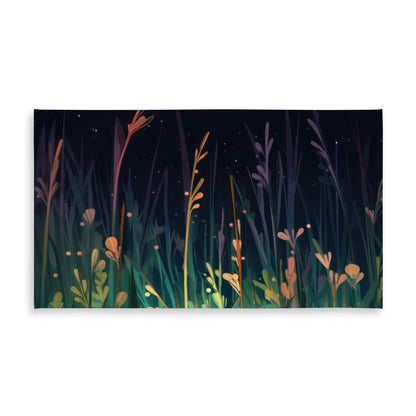 Between Twigs Turquoise Tablecloth for Indoor Outdoor Decor