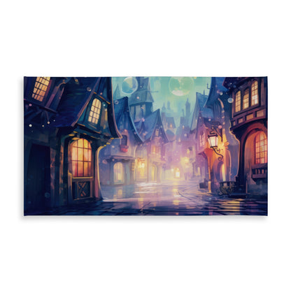 Bubble Ville Yellow Indoor Outdoor Tablecloth for Home Decor