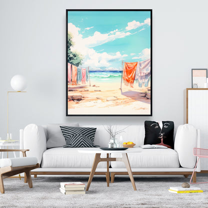 Sunny side - 36"x36" Framed canvas
