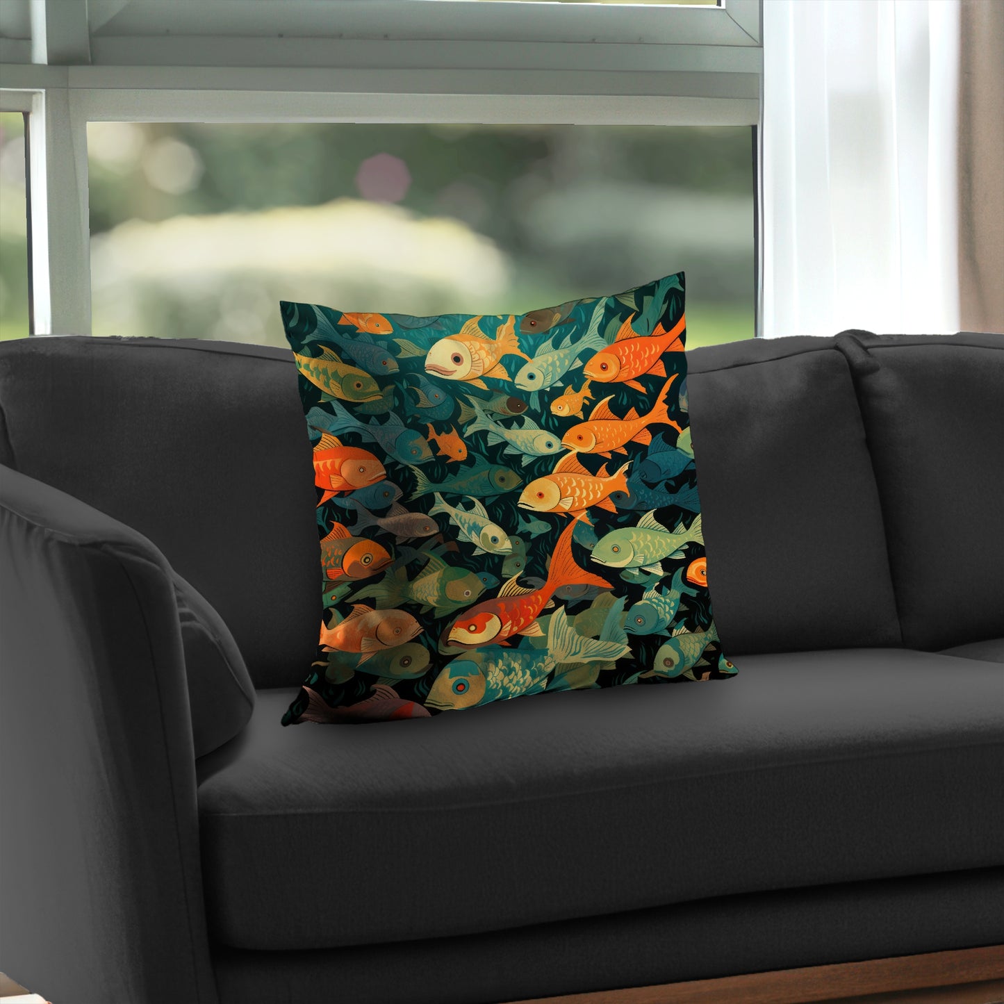 Simple fishes - Throw Pillow