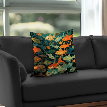 Simple fishes - Throw Pillow