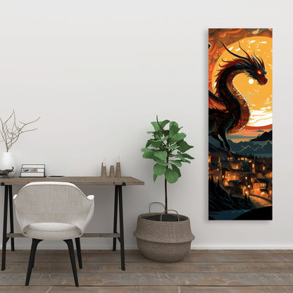 Imminent destruction - 32"x32" Canvas