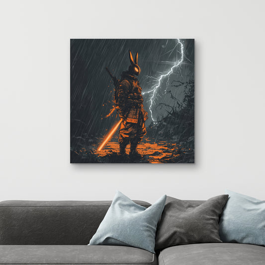 War Machine - Gray Canvas Home Decor for Stylish Interiors