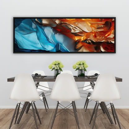 Mineral contrast - 36"x36" Framed canvas