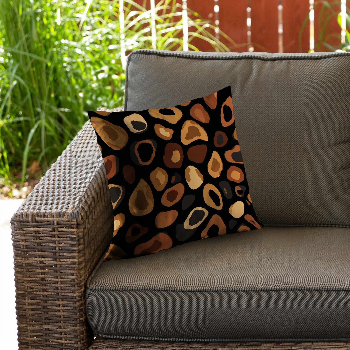Wild Earth Spots Poly Twill Throw Pillow - Home Decor