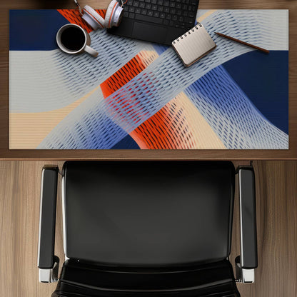 Abstract threading - Desk Mat