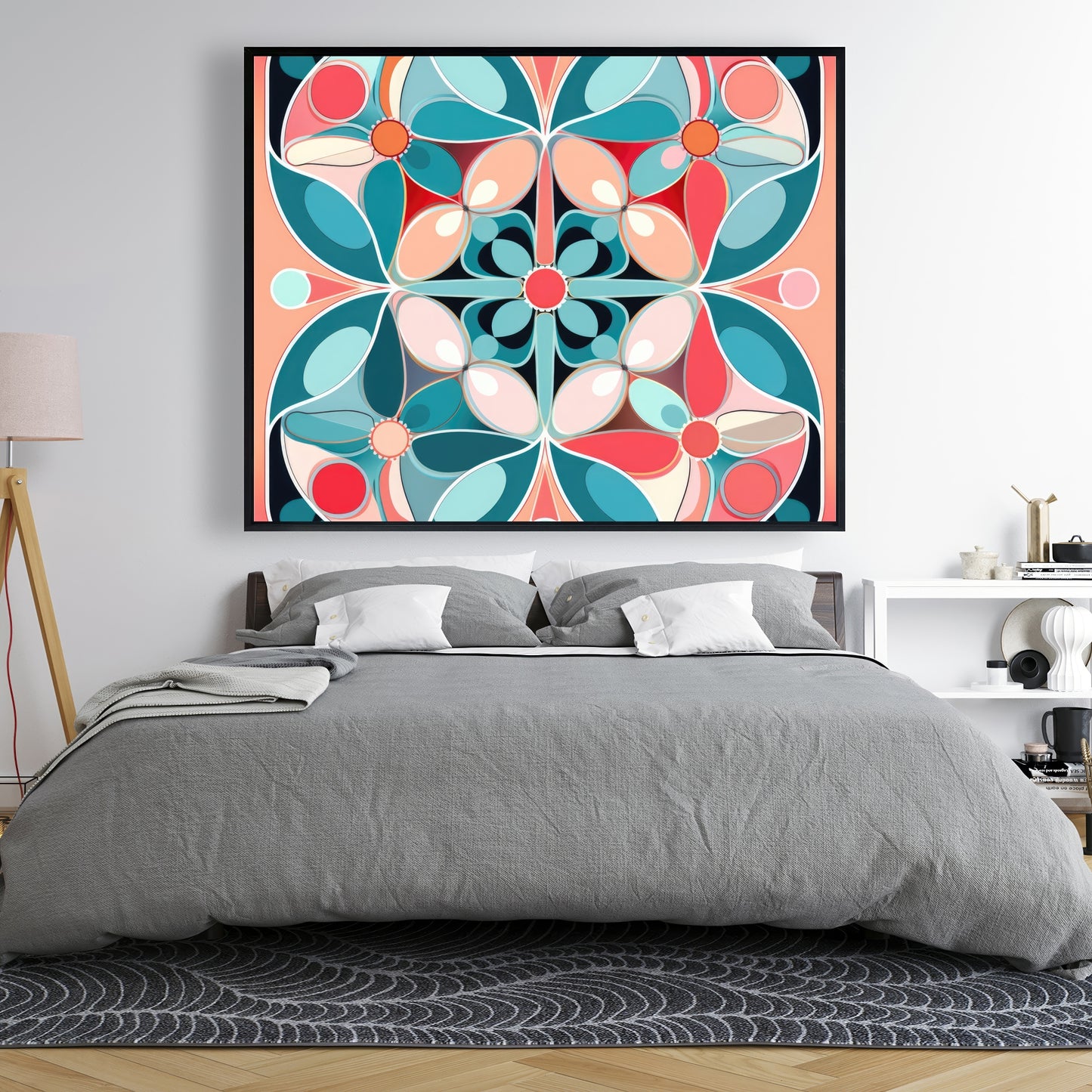 Sweet curves - 36"x36" Framed canvas