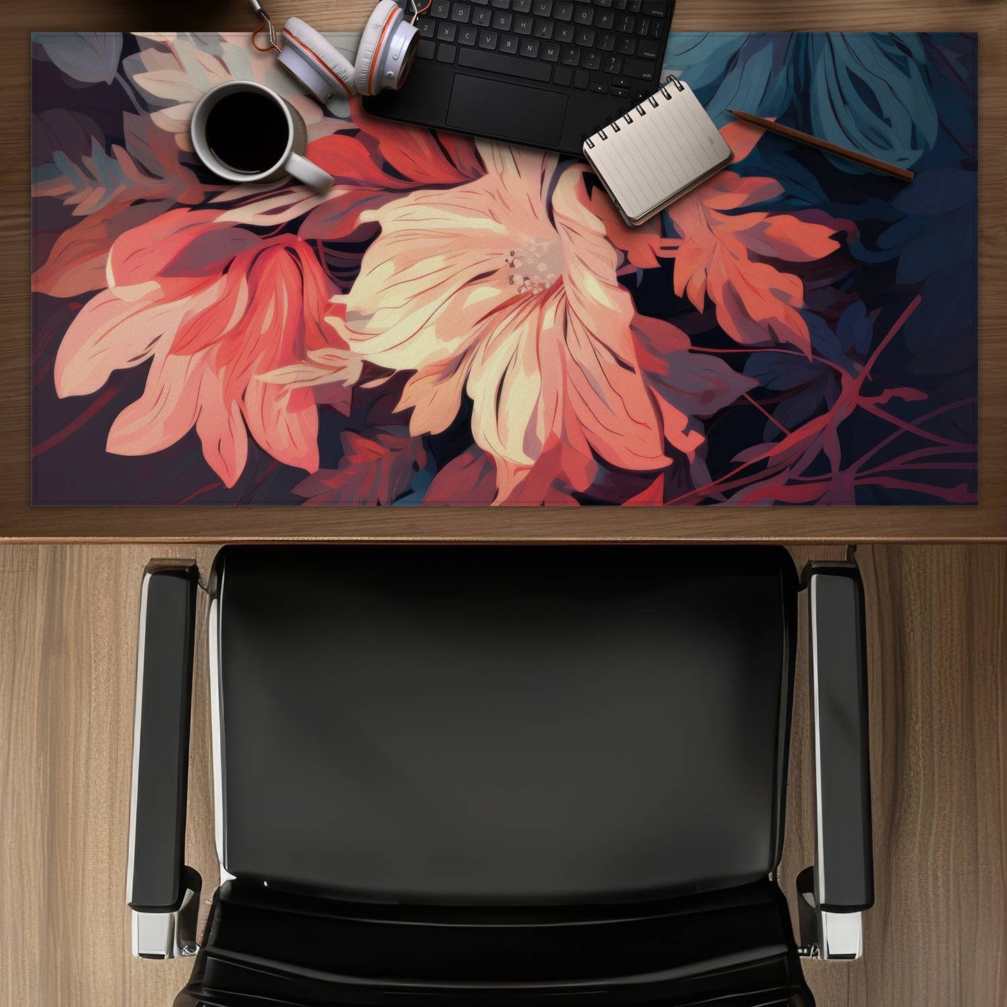 Silent charm - Desk mat - Print on demand