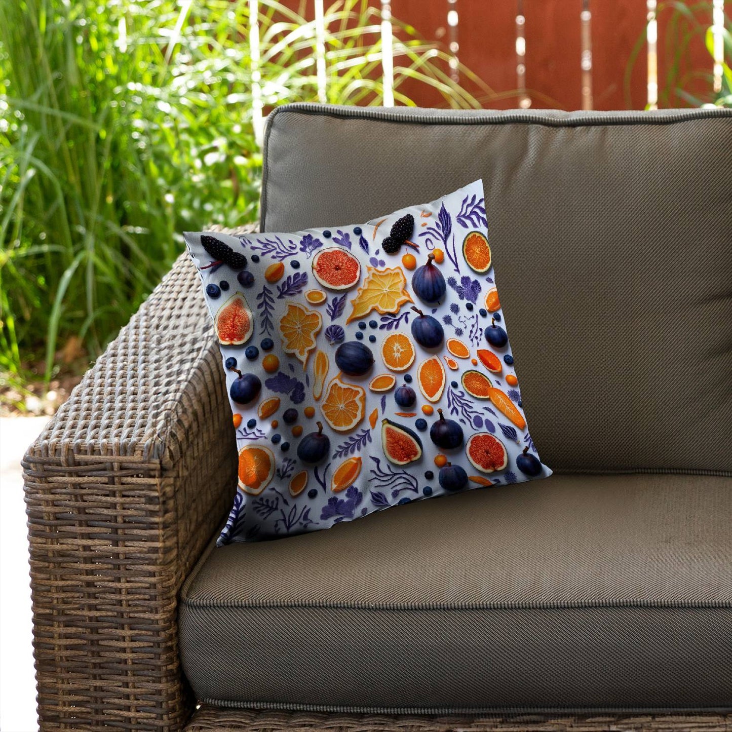 Fruity skins - Throw pillow - Print on demand