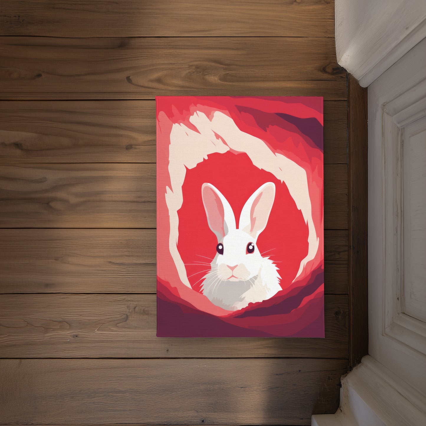 Looking Out White Indoor Outdoor Door Mat | Home Decor