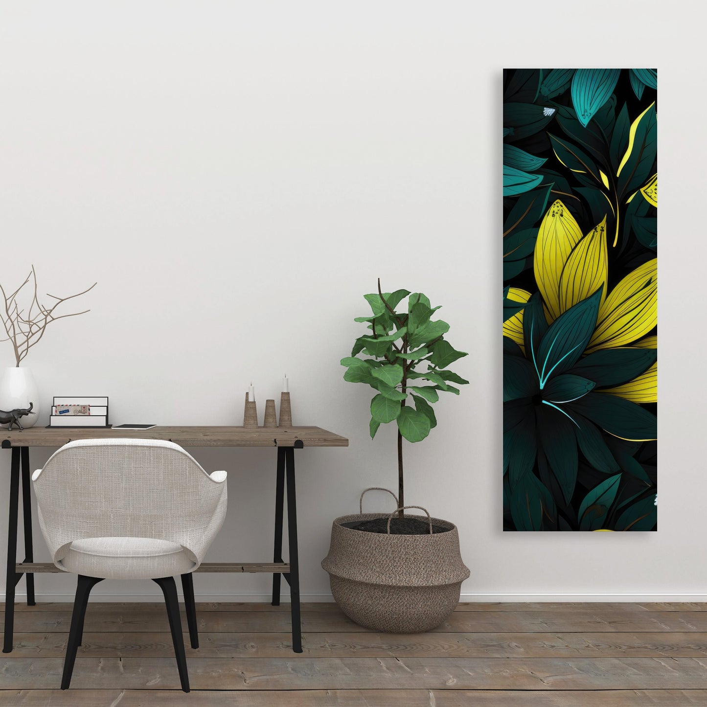 Potent - Yellow Canvas Art for Stylish Home Decor