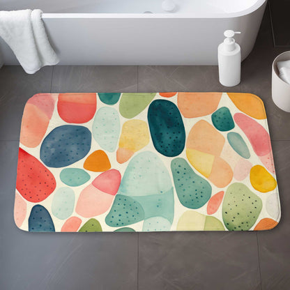 Tapis de bain Seedy Shapes | Tapis de sol décoratif et élégant
