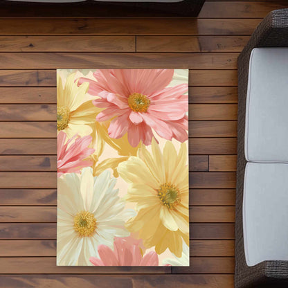 Tapis d'extérieur Sunlit Daisy Dream | Accessoire de décoration intérieure