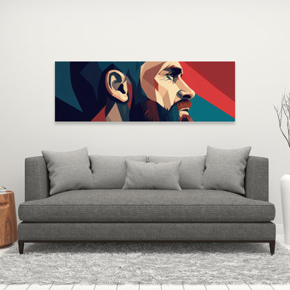 Courageous - Red Canvas Art for Stylish Home Decor