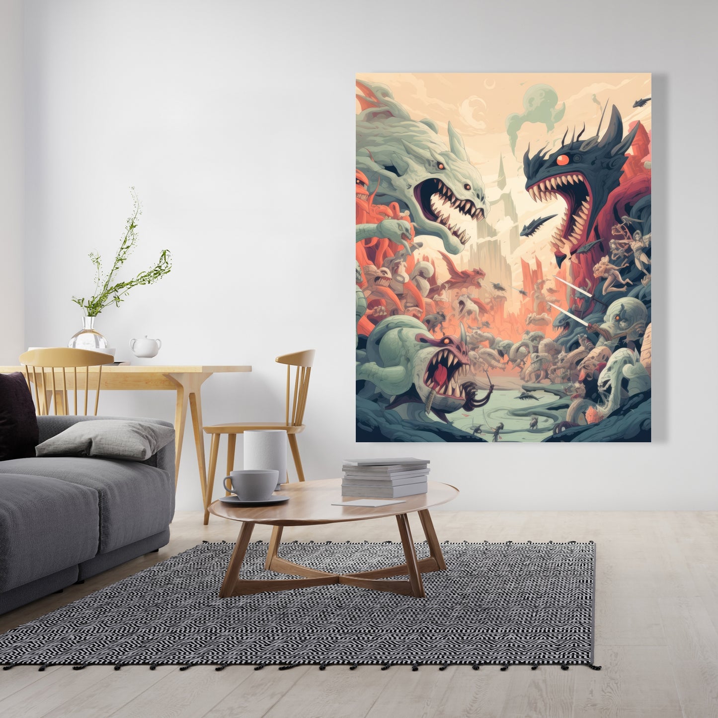 Ultimate fight - 32"x32" Canvas