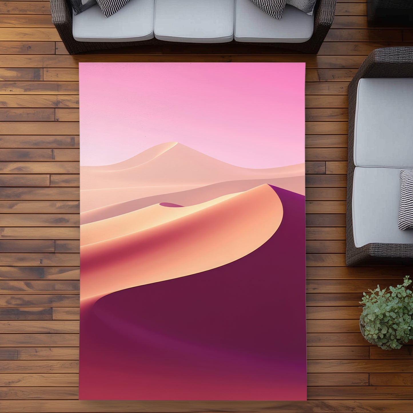 Tapis d'extérieur Calm Dunes - Solution élégante pour la décoration intérieure