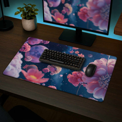 Pink Void Desk Mat - Stylish Home Decor for Your Workspace