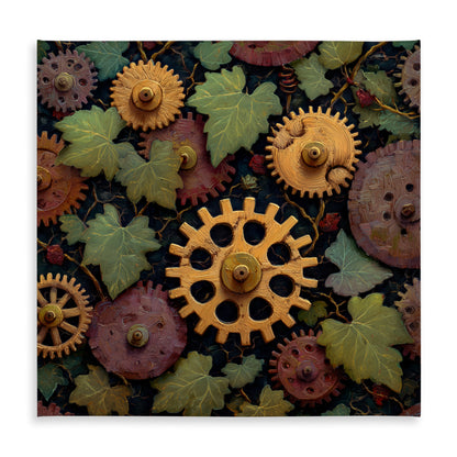 Nature punk Green Indoor Outdoor Tablecloth for Home Decor