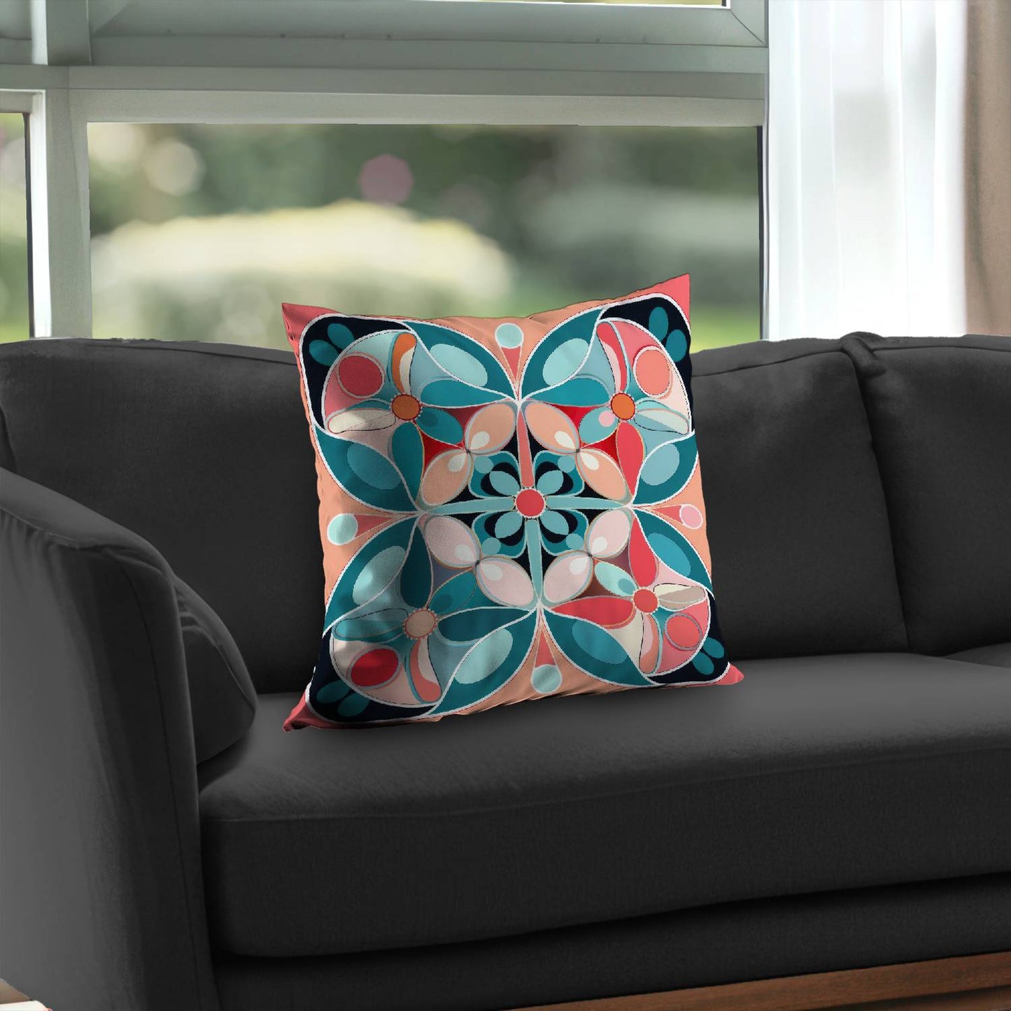 Sweet Curves Poly Twill Throw Pillow - Home Decor Accent