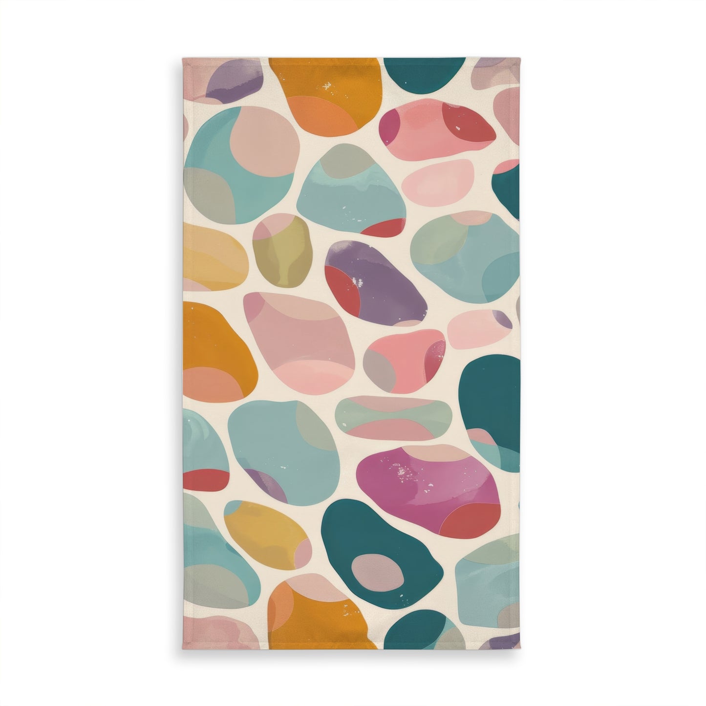 Dots and Bops Blue Indoor Outdoor Tablecloth for Home Decor