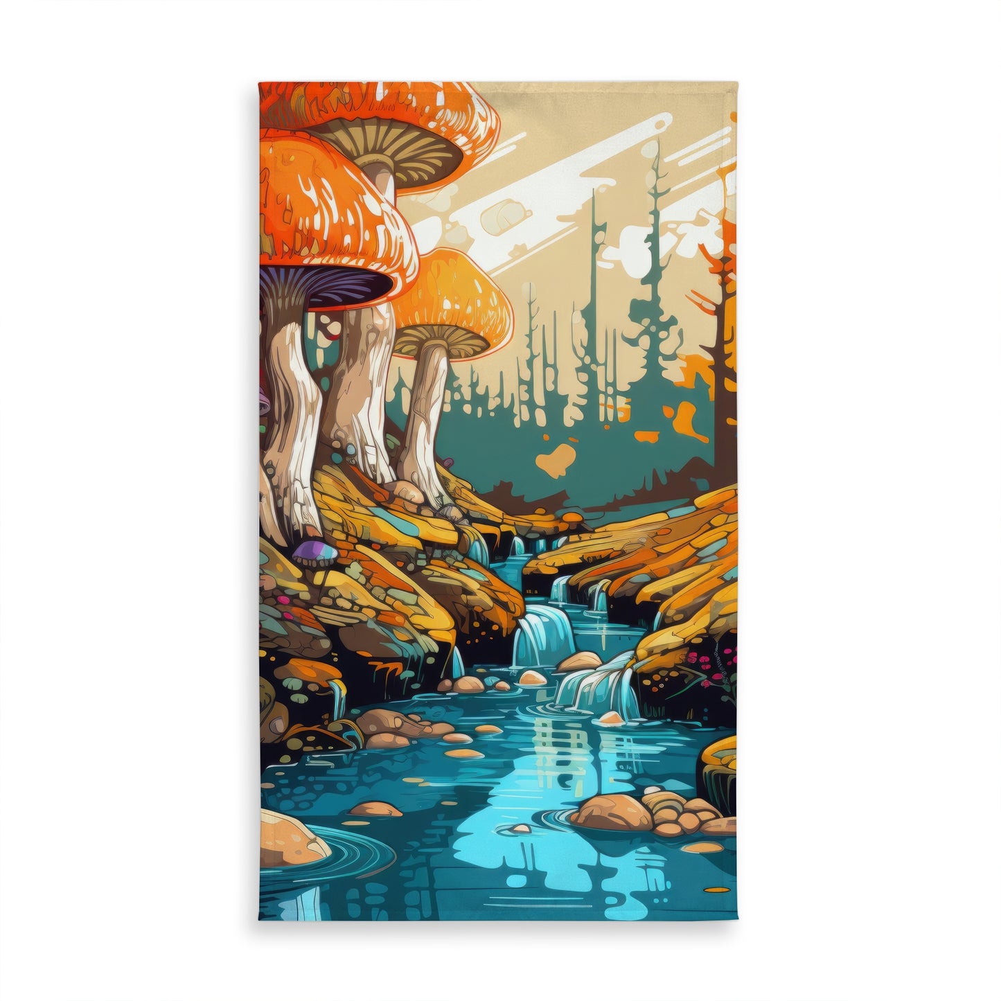 Wisdom Inbound Orange Indoor Outdoor Tablecloth