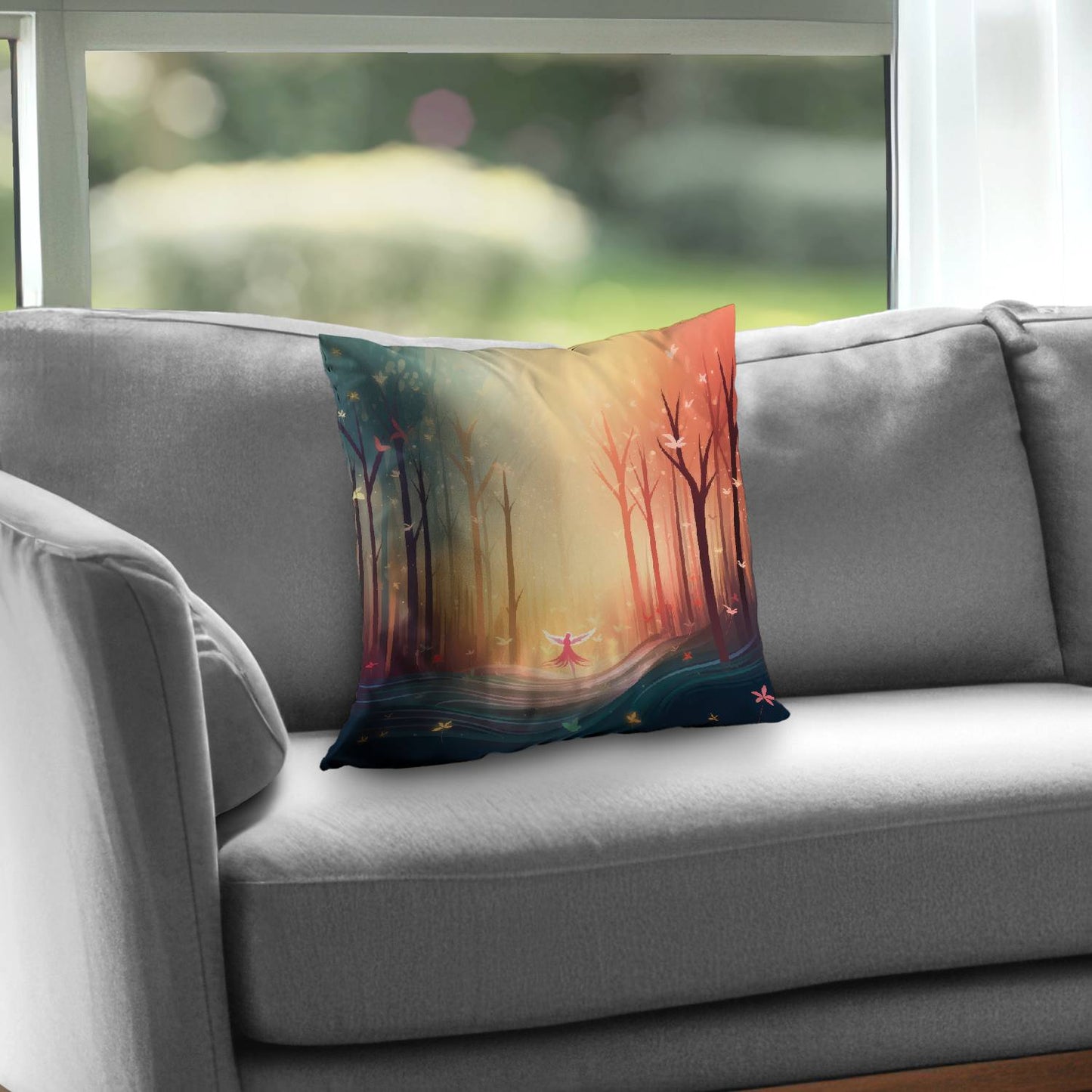 Enchanted - Throw pillow - Print on demand