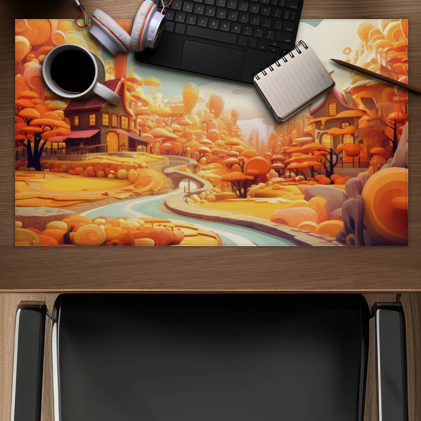 Honey land - Desk mat - Print on demand