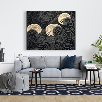 Layers - 32"x32" Canvas