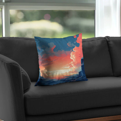 Coussin décoratif en sergé de polyester - Décoration élégante pour la maison