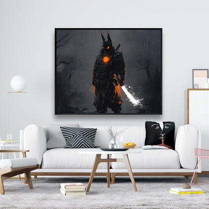 Blazing - 24"x24" Framed canvas