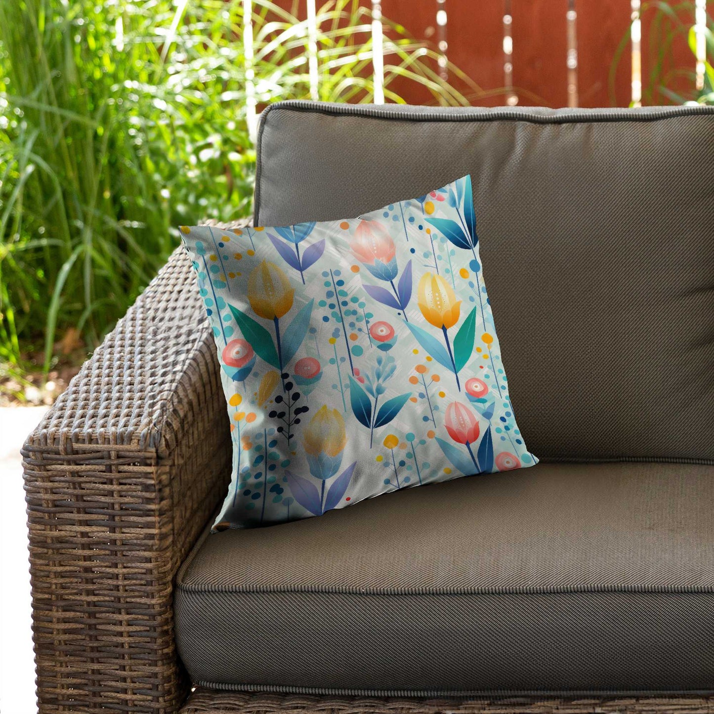 Calming Scents Poly Twill Throw Pillow | Home Decor Accent