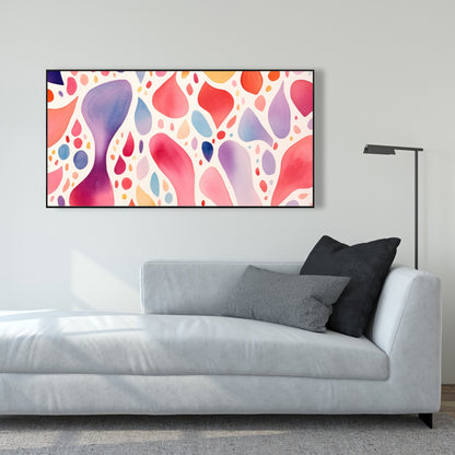 Splotches - 36"x36" Framed canvas