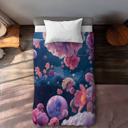 Housse de couette Rose Vide - Linge de lit rose élégant pour la décoration intérieure