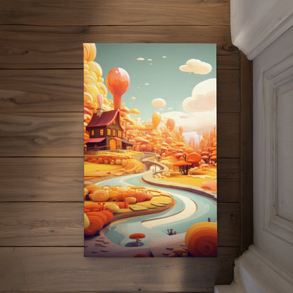 Honey Land Blue Indoor Outdoor Door Mat | Decor Essential