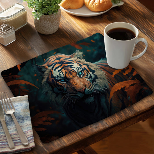Observed Orange Braided Polyester Placemat | Home Decor