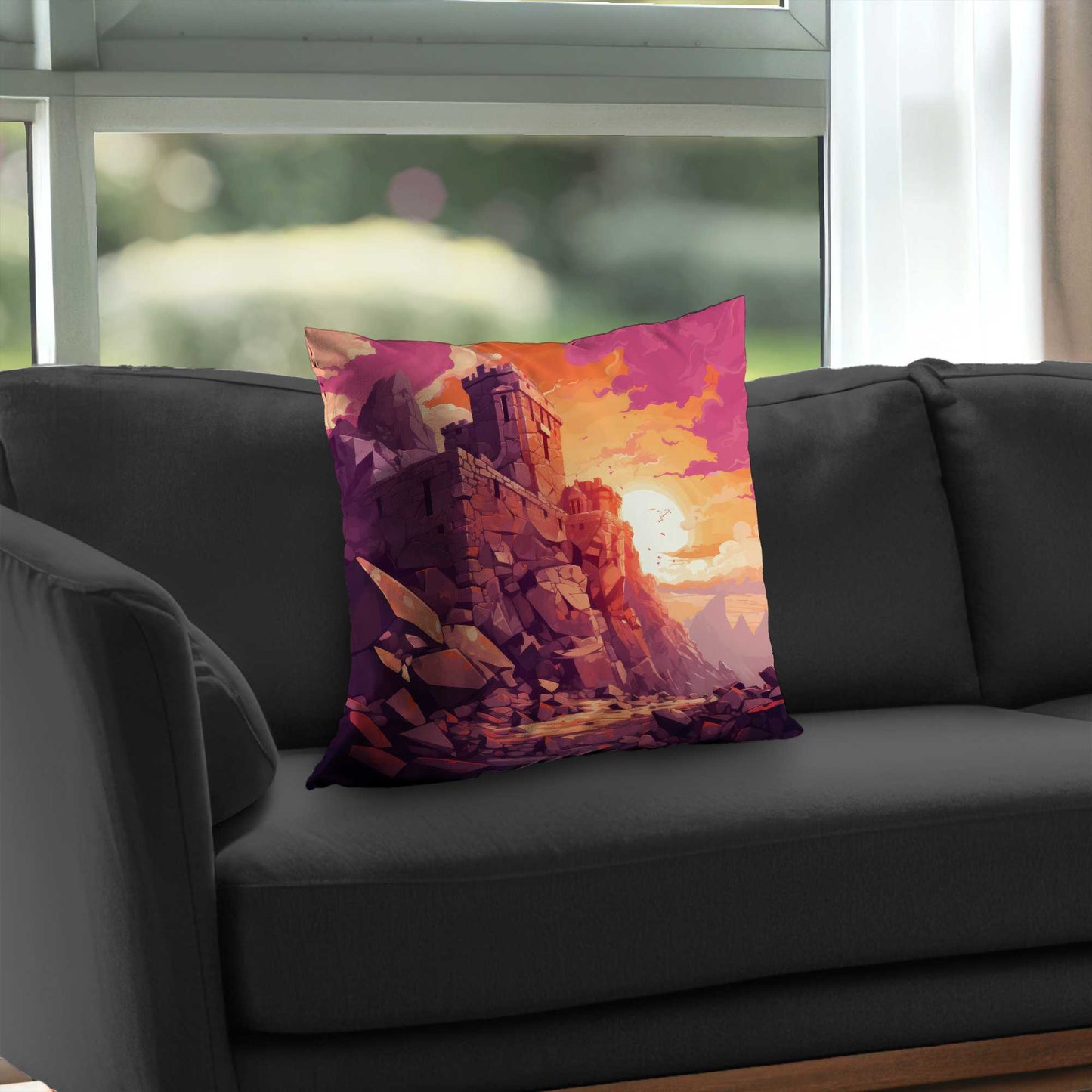 Le Rempart de la Décoration | Coussin décoratif en sergé de polyester pour la maison