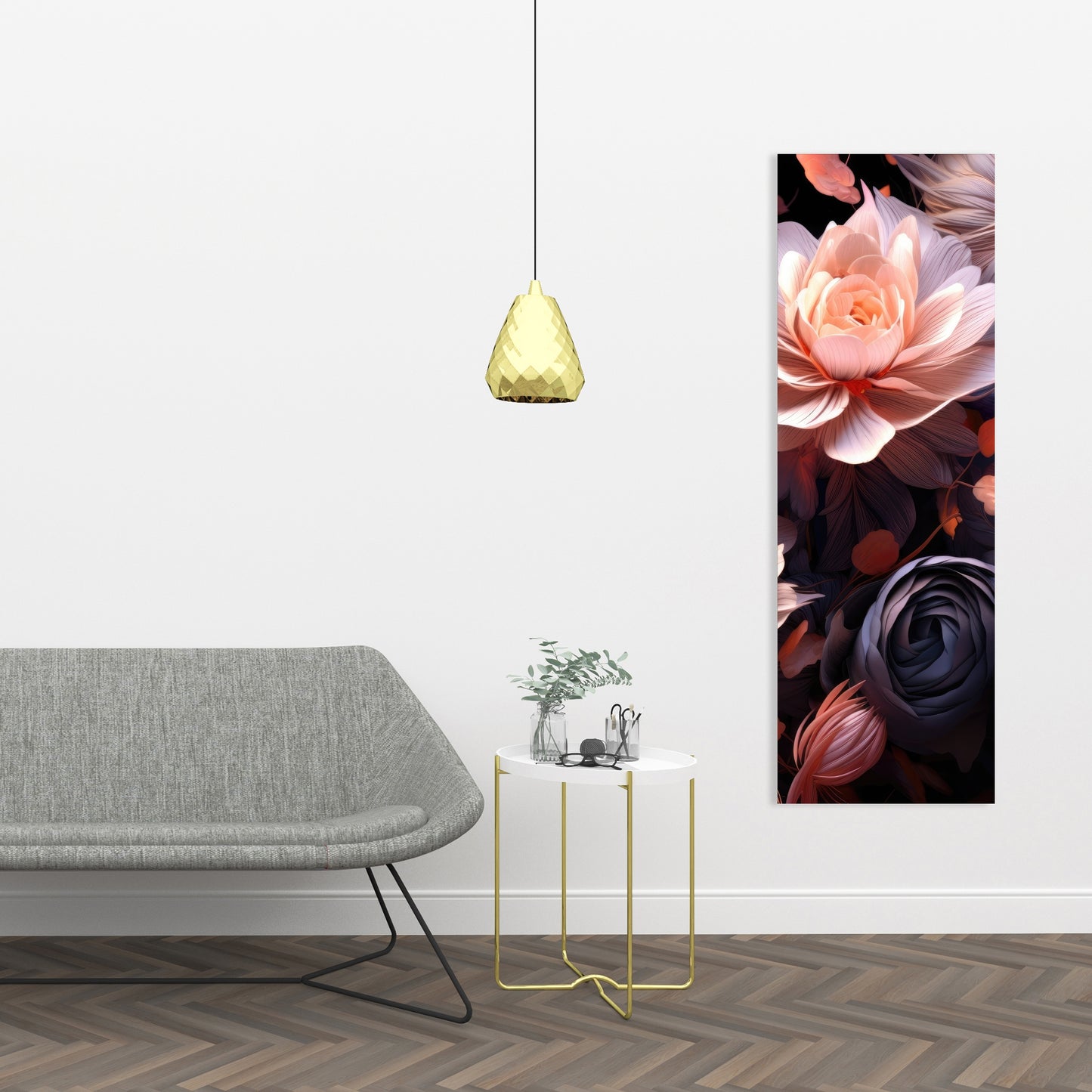 Sublime Light - White Canvas Art for Elegant Home Decor