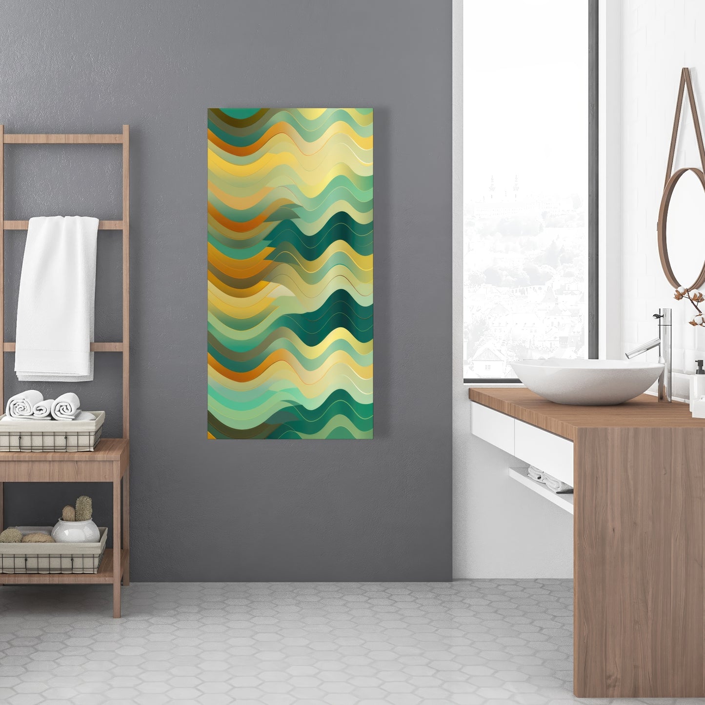 Rich by design - Orange Canvas for Stylish Home Decor