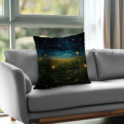 Coussin décoratif en sergé polyester « Ciel nocturne » | Accessoire de décoration intérieure