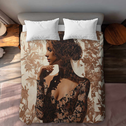 Housse de couette Contemplation | Linge de lit élégant pour la maison