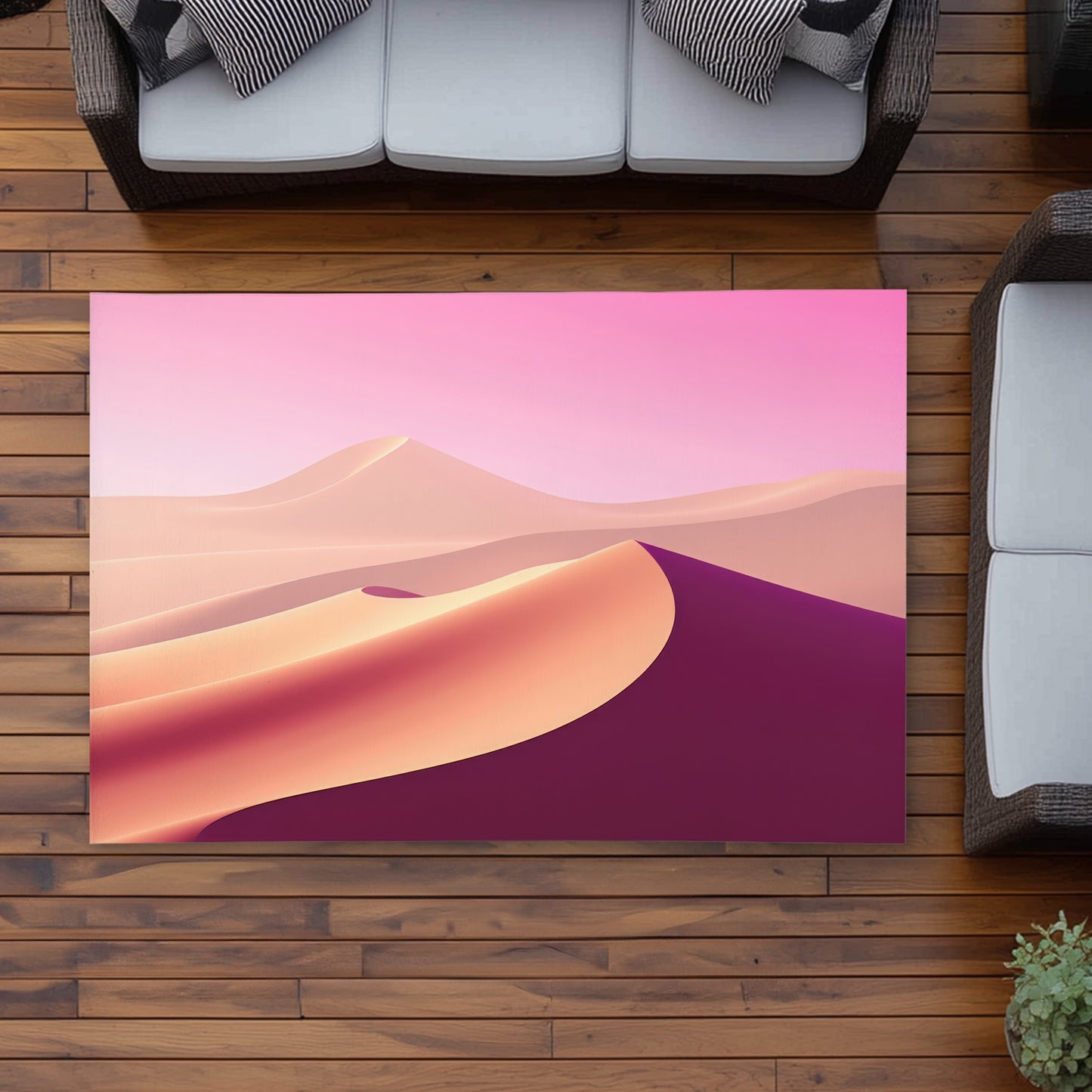 Tapis d'extérieur Calm Dunes - Solution élégante pour la décoration intérieure