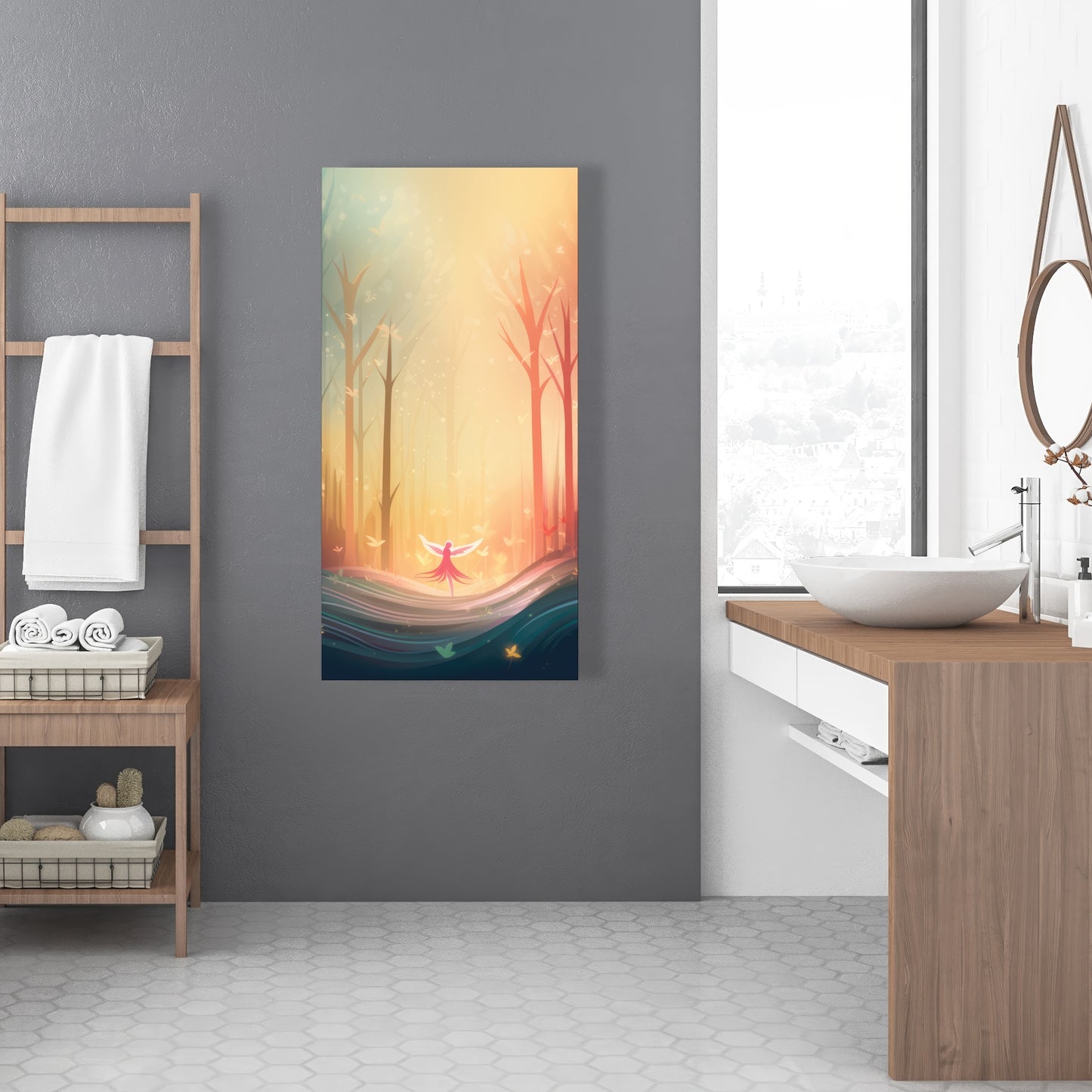 Enchanted Yellow Canvas | Vibrant Home Decor Artwork