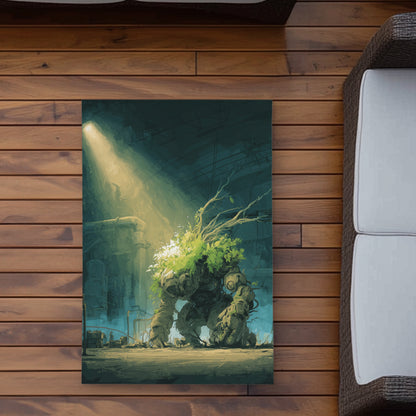 The Golem - Turquoise Outdoor Area Rug for Home Decor