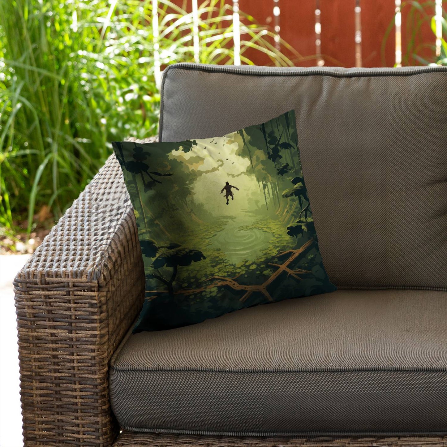 Bon voyage - Throw pillow - Print on demand