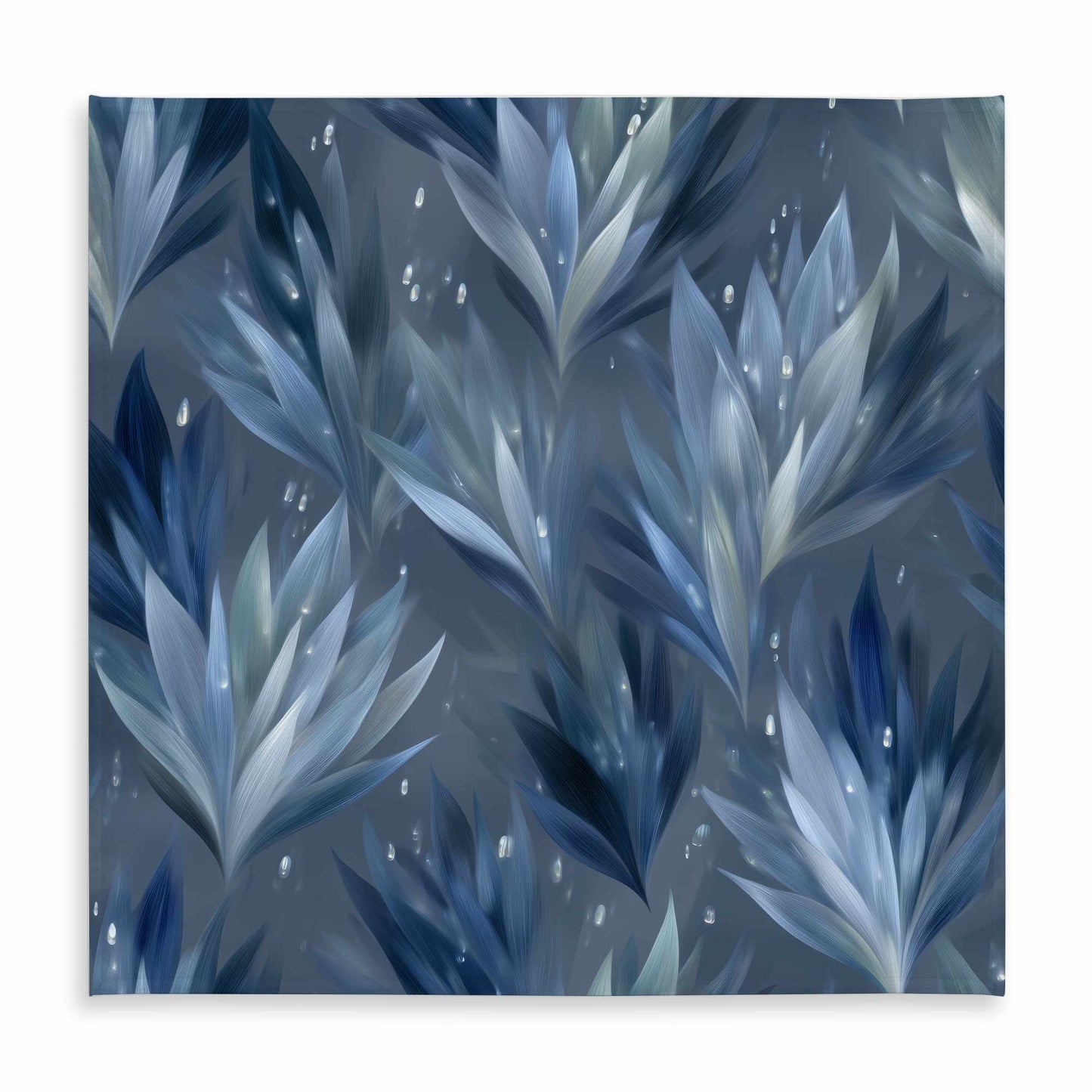Icy Leaves Tablecloth | Indoor Outdoor Home Decor Tablecloth