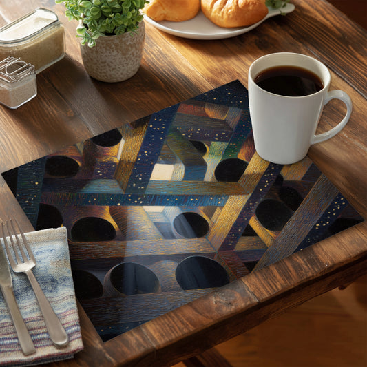 Pipe Dream Polyester Placemat | Stylish Home Decor Accent