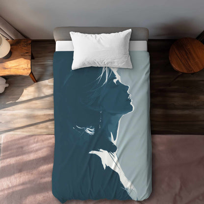 Housse de couette Silent Light Glow | Linge de lit douillet pour une décoration intérieure chaleureuse