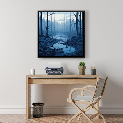 Dead lands - 36"x36" Framed canvas
